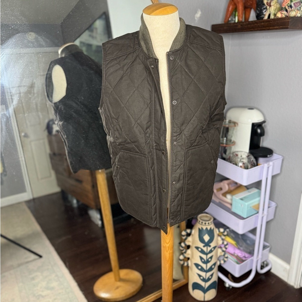 Filson Quilted Brown Vest